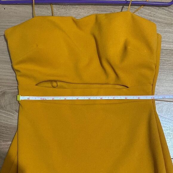 Yellow cutout midi dress xs - Picture 5 of 5
